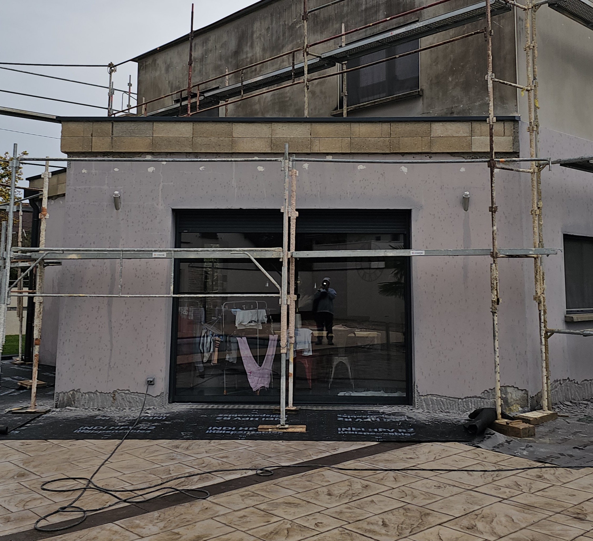 Façade avant — Maison moderne - Baverans